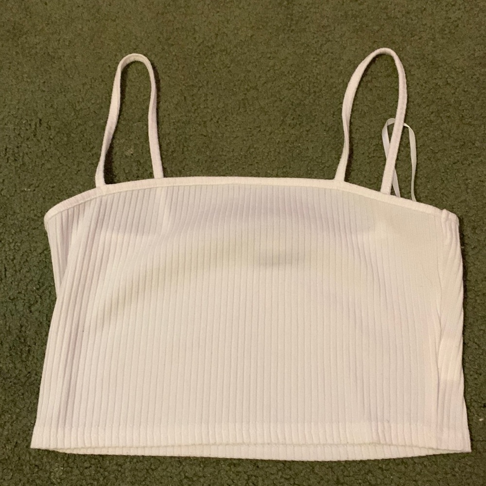 White crop top